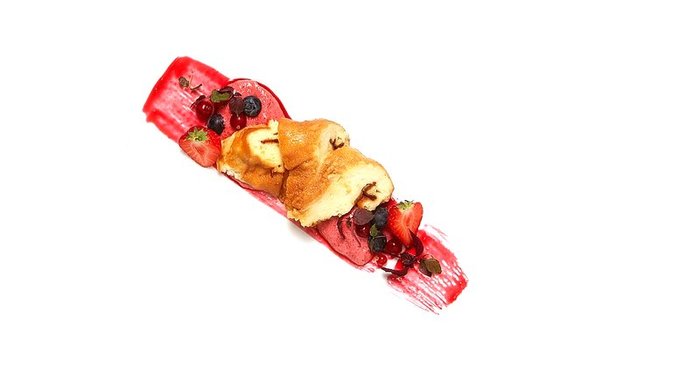 Запеченное молоко в карамели