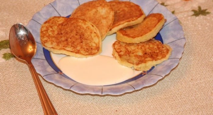 Кабачково-картофельные овощные оладьи