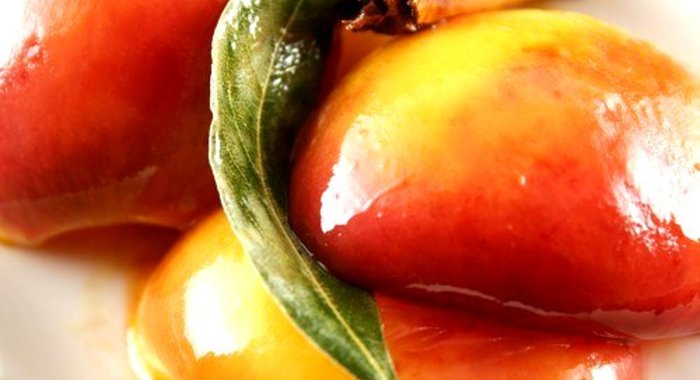 Медовые персики по‑китайски