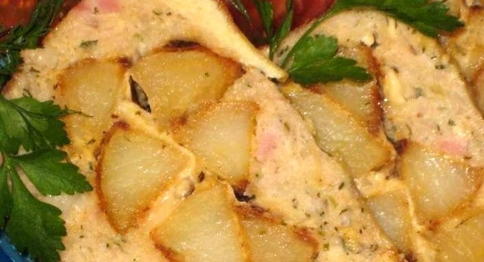 Запеканка куриная с картофелем