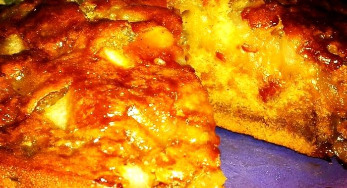 Медово-грушевый пирог