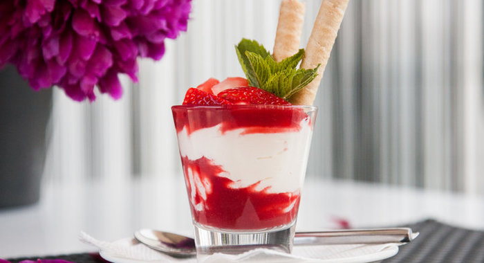 Веррин с клубникой