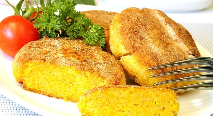 Морковные котлеты с сыром