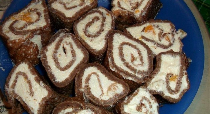 Блины с сырковой массой