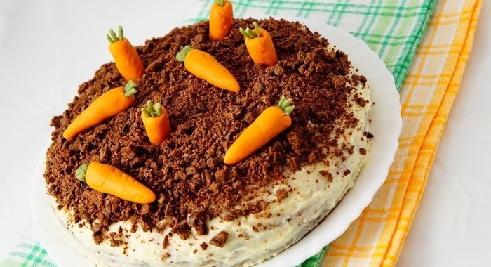 Морковный торт классический