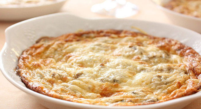 Запеканка из шампиньонов