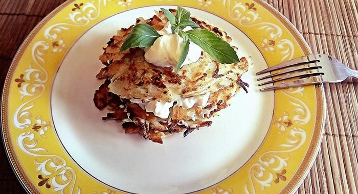 Овощные оладьи