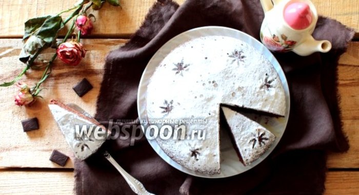 Шоколадно-банановый пирог в мультиварке