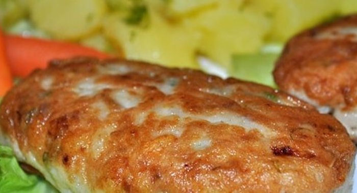 Рыбные котлеты без яиц