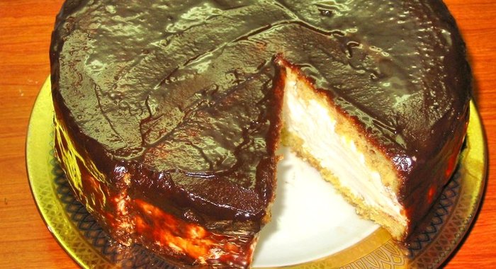 Домашний торт Птичье молоко