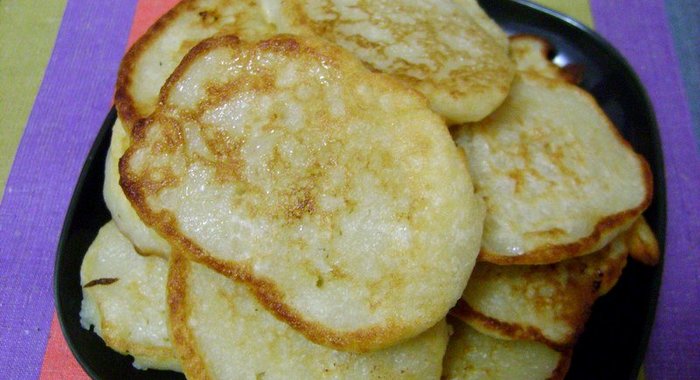 Оладьи с манной крупой