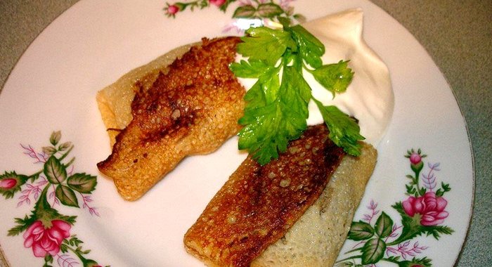 Блинчики с печенью