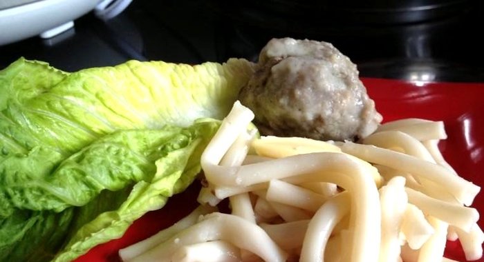 Макароны с котлетами в мультиварке