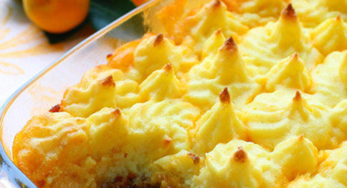 Картофельная запеканка с зимними овощами