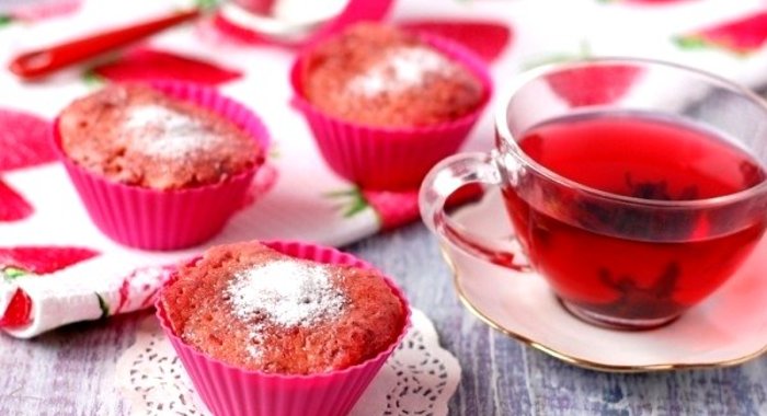 Свекольные кексы в микроволновке