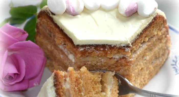 Торт Медовый со сметанно сливочным кремом