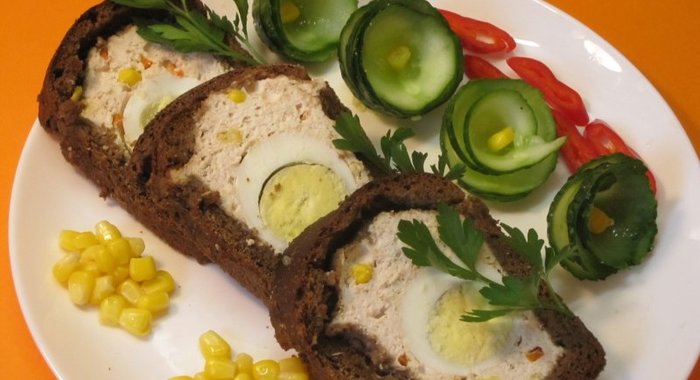 Террин Jinga в бородинском хлебе