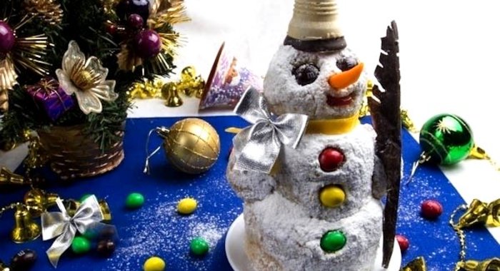 Песочный торт с заварным кремом