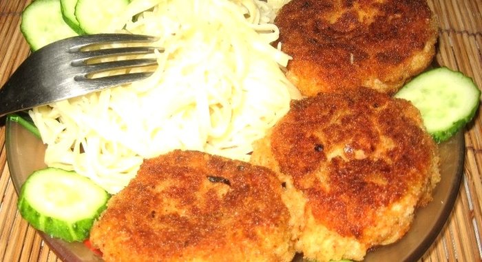 Картофельно-морковные котлеты