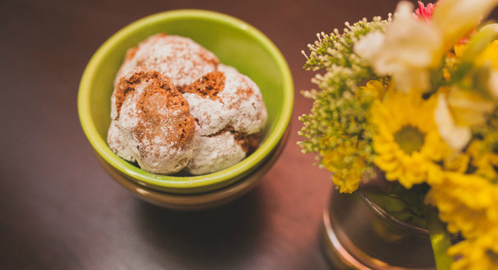 Шоколадное печенье амаретти с орехами