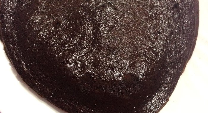 Бананово-шоколадный кекс в микроволновке