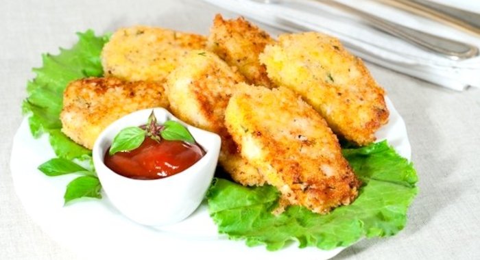 Рубленые куриные котлеты