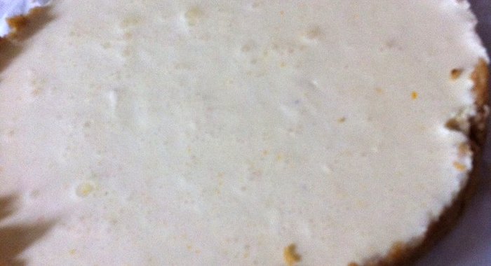 Апельсиновый чизкейк без запекания