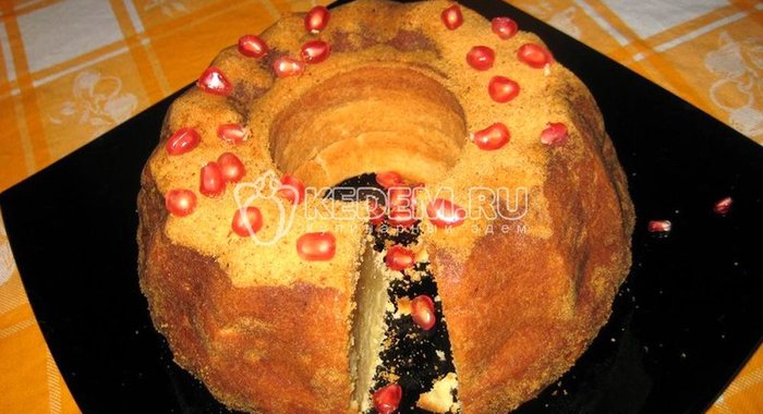 Творожный кекс с лимоном