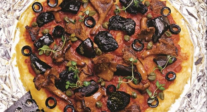 Полента-пицца