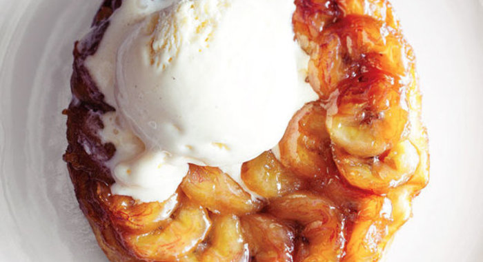 Тарт Татен с бананами