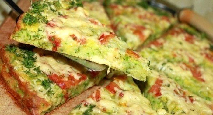 Пицца из кабачков