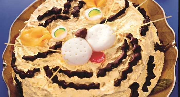 Торт-безе Тигренок