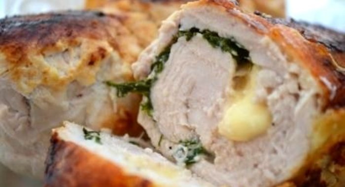 Куриные системные рулетики с сыром