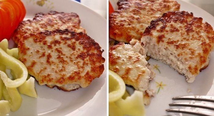 Куриные котлеты в мультиварке