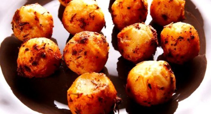 Португальские пышки с соленой треской