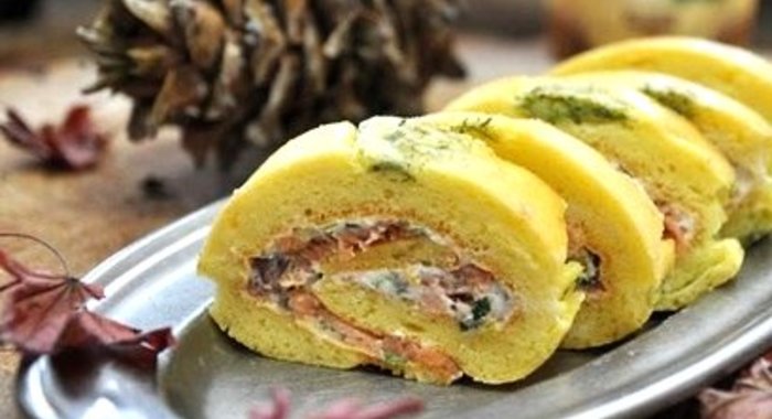 Закусочный рулет на Новый Год