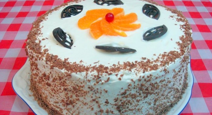 Торт апельсиновый в мультиварке