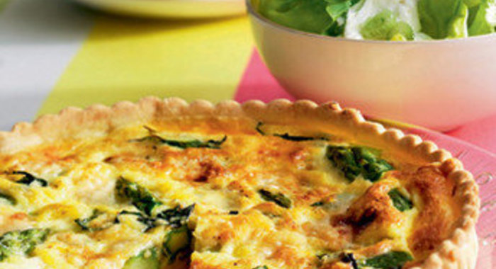 Пирог со спаржей