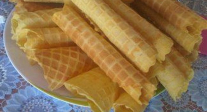Вафли Аппетитные с заварным кремом