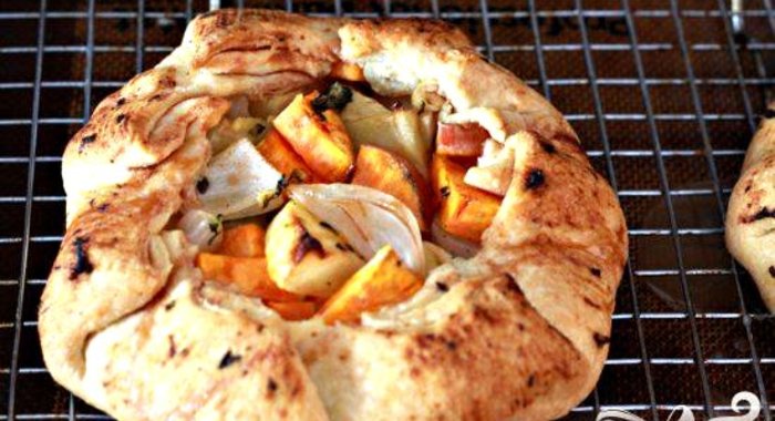 Галет с яблочно-картофельной начинкой