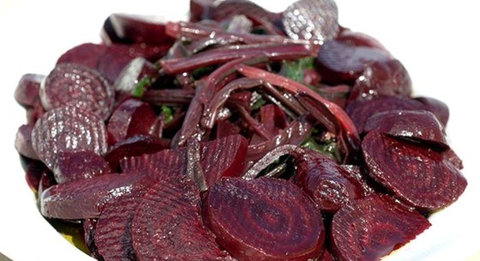 Свекольный салат с тмином