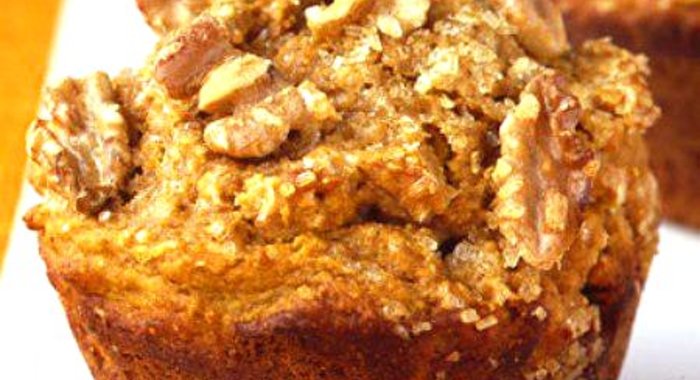 Тыквенные маффины с грецкими орехами