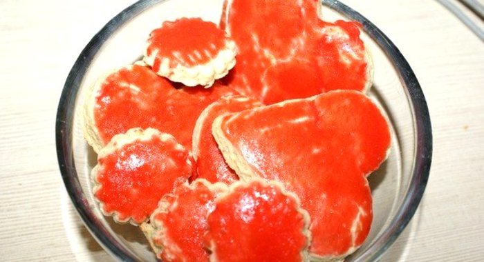 Цветное песочное печенье