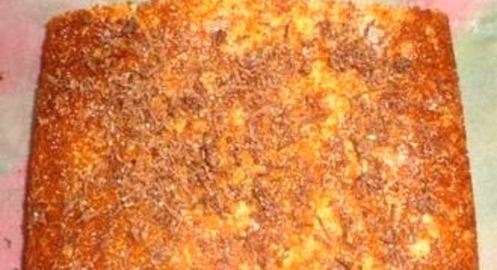 Пирог с маком и яблочным повидлом