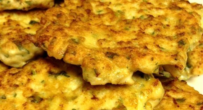Котлеты из куриного фарша с зеленью