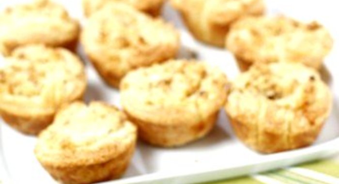 Кукурузные маффины с грушей и карамелизованным имбирем