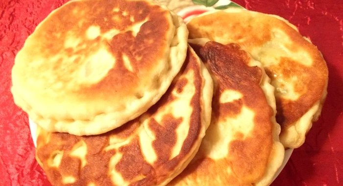 Картофельные лепёшки с зеленью петрушки