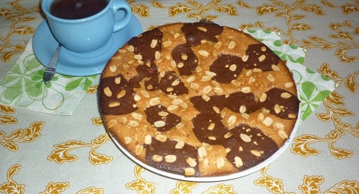 Кекс мраморный