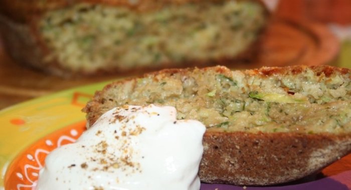 Нежнейший кабачковый кекс-суфле с сыром