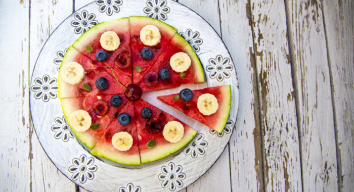 Арбузная «пицца»